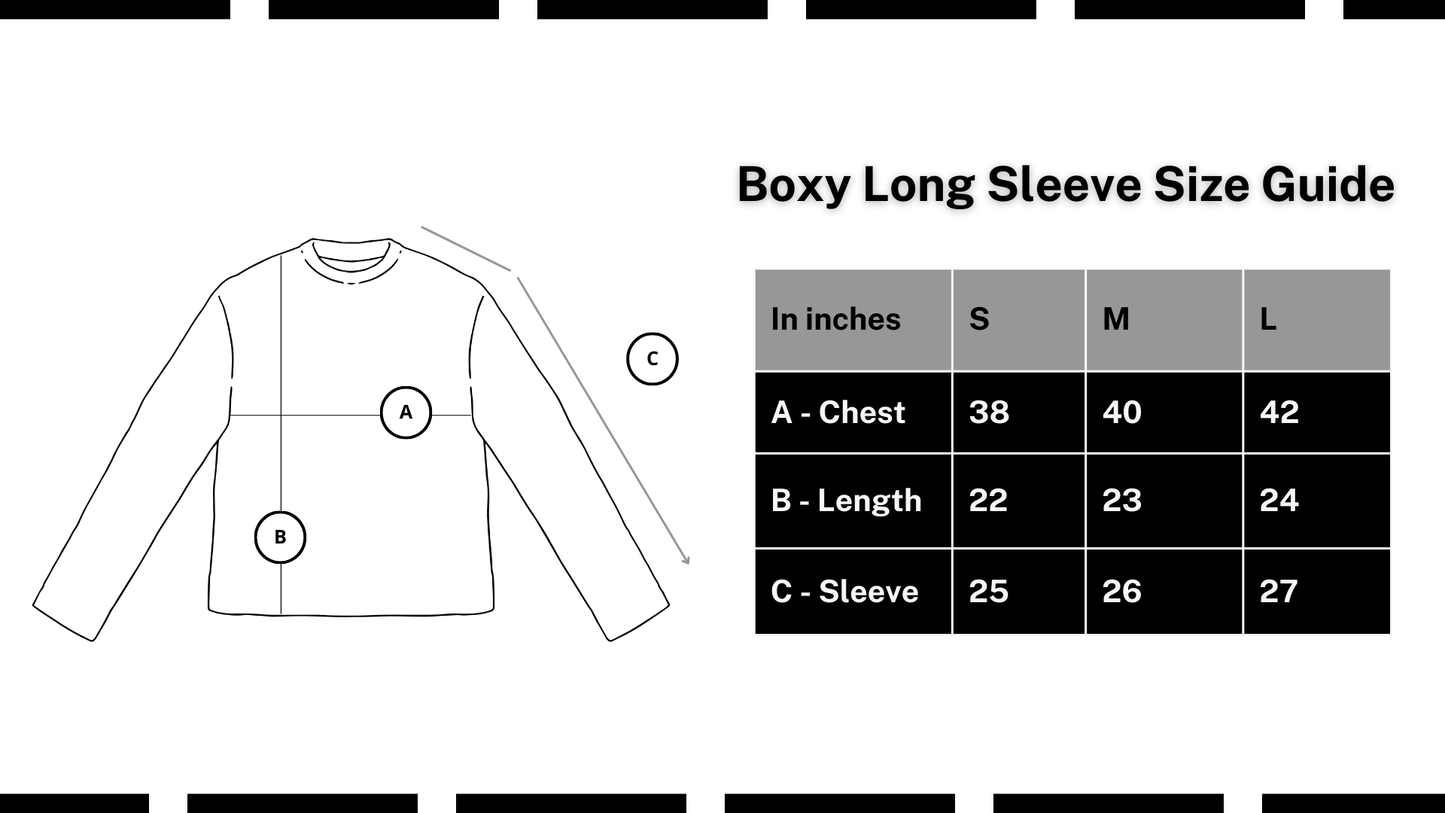 Boxy Cut Long Sleeve